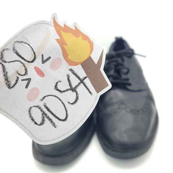 Cole Haan grand evolution Black Oxfords Wingtip Brogue men's size 10 - Picture 8 of 8